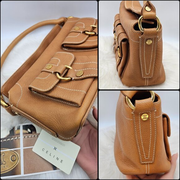 Cรฉline Satchel Leather Handbag - Picture 13 of 17